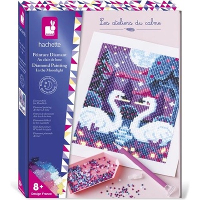 Janod Atelier Креативен комплект Maxi Лунна светлина Рисуване с диаманти