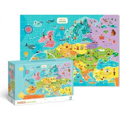 Teddies Mapa Evropy 100 dielov