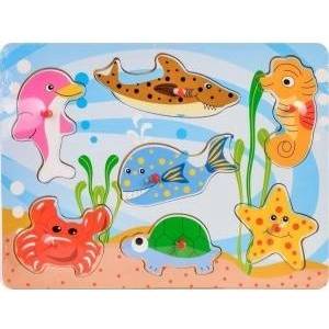 Daffi Ukladanka wood - sea animals