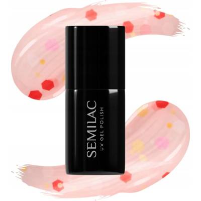 SEMILAC UV Hybridní Lak MARGARET 932 Confetti Dance 7 ml