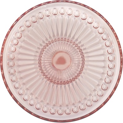 GREEN GATE Skleněný talíř Alice Pale Pink 18,5 cm růžová barva sklo