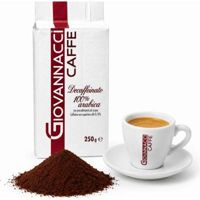 Giovannacci caffé 100% arabica mletá bez kofeinu 250 g