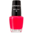 Dermacol Neon Nail Polish Neonový lak na nechty 30 Neon Coral 5 ml
