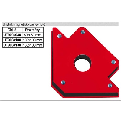 MAGG Úhelník magnetický 80x80mm
