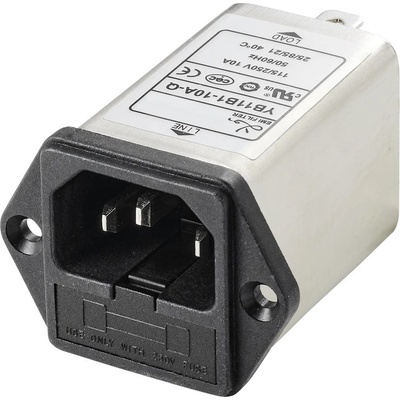 TRU COMPONENTS, TC-10101436 síťový filtr, 250 V/AC, 10 A, 0.3 mH