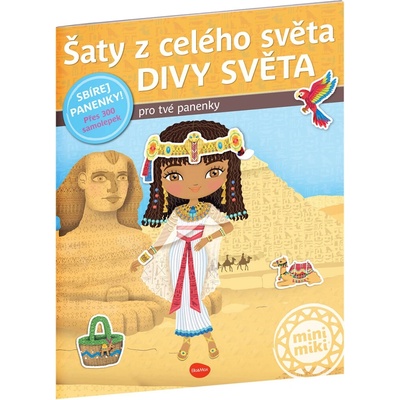 Ella & Max šaty z celého světa divy světa kniha samolepek