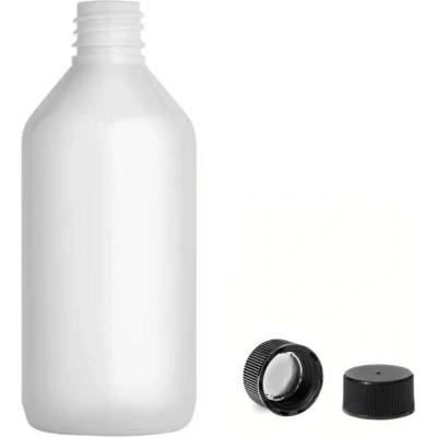 Via Plastová lahvička bílá s černým uzávěrem 115 ml