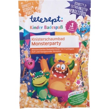 Tetesept Príšerky kúpeľová soľ zdravá a farebná praskajúce 45 g