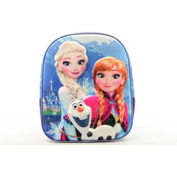 Star batoh Frozen Anna Elsa a Olaf 3D modrý