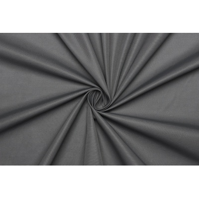 Šusťákovina bavlna | polyester - Tmavě šedá