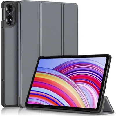 Vsechnonamobil 78938 LEATHER Zaklápěcí kryt pro Xiaomi Redmi Pad Pro / Pad Pro 5G šedý