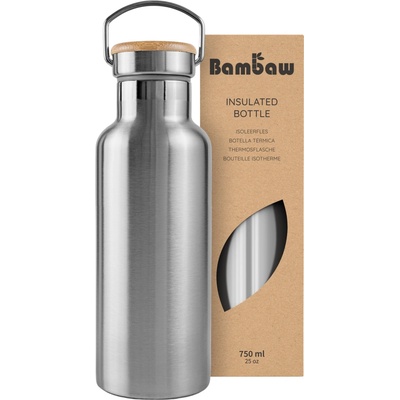 Bambaw Nerezová termoska 750 ml Natural Steel