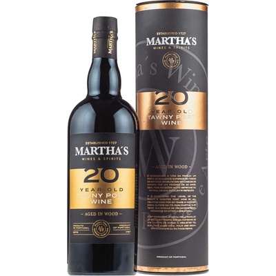 Martha's 20y Tawny 20% 0,75 l (tuba)