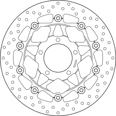 Predný brzdový kotúč Brembo TRIUMPH 1050 SPRINT ST ABS 2005 - 2010