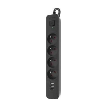 Defender Power strip Defender SFS 135 5 m, 4 sockets, 3x USB
