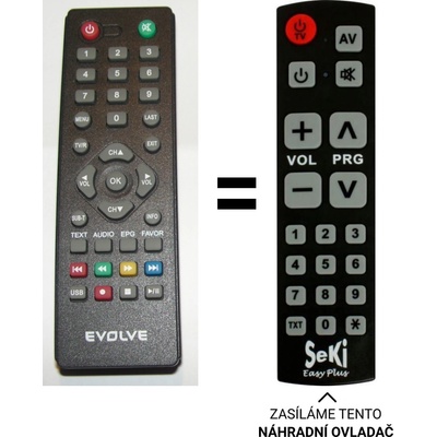 Dálkový ovladač Senior Evolve DT-3030HD – Hledejceny.cz