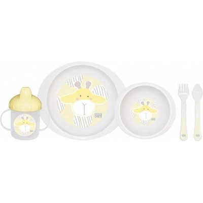 Saro Комплект за хранене Saro Baby - Жираф, 5 части (52824)