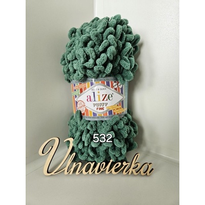 Alize Puffy Fine 532 zelená