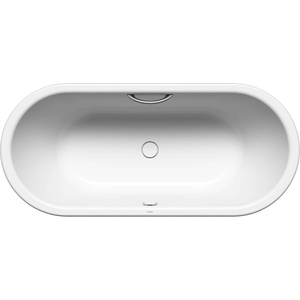 KALDEWEI Avantgarde - Вана Centro Duo Oval 128, 180x80 см, с отвори за дръжка, бяла 282810110001 (282810110001)