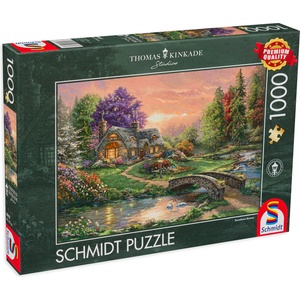 Schmidt Spiele Пъзел Schmidt от 1000 части - Къщичка в гората (59937)