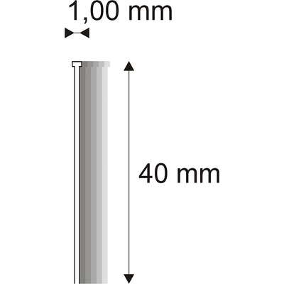Truhlářské Brady Narex 12/40 (18G) - 1 x 40 mm - 5.000 ks