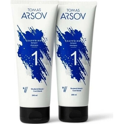 Tomas Arsov Sapphire Shampoo for Cool Tone Protection 250 ml DUO PACK