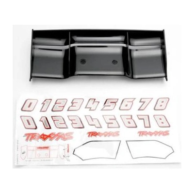 Traxxas крило черно, стикери: Revo