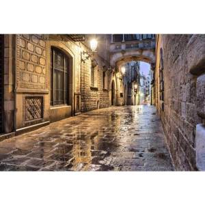 DIMEX ART Флизелинов фототапет древна улица 375 x 250 см