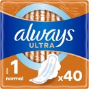 Always Ultra Normal Plus hygienické vložky 40 ks
