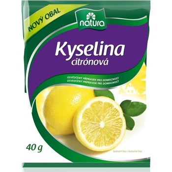 Natura kyselina citronová osvědčený přípravek pro domácnost 40 g