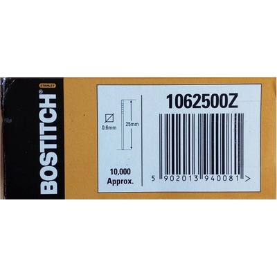 Bostitch pinky Mini - 25 mm pozink 10000 ks v bal. 1062500Z