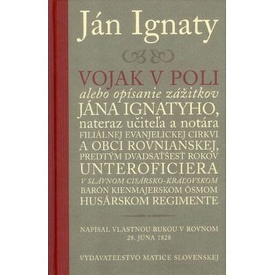 Vojak v poli - Ján Ignaty