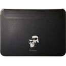 Karl Lagerfeld Saffiano Karl and Choupette NFT Computer Sleeve 13/14" Black KLCS14SAKCPMK