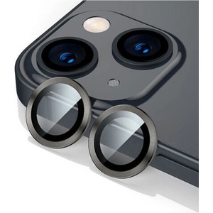  Стъклен протектор за камера DeTech, for iPhone 12 / 12 Mini, Black - 52708 (DE-52708)