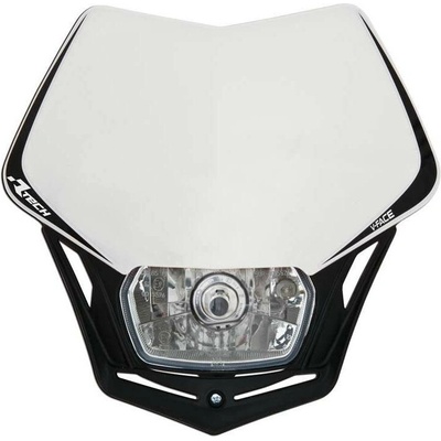 RACETECH (RTECH) přední světlo V-FACE barva bílá/černá