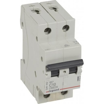 Legrand Автоматичен прекъсвач RX3 2P 10A крива С 6kA - 419222 (419222)