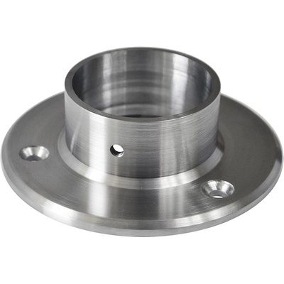 Kovoinox Příruba spodní (ø 100 mm) na trubku ø 48,3 mm, broušená nerez K320 / AISI304