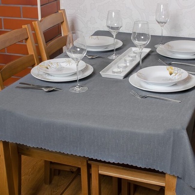 Evenit Teflónový obrus UNI tmavosivý 3789 tmavosivá Polyester 120x140 cm