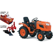 Kubota B1121 set rotavátor, pluh