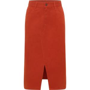 Tranquillo Дамска пола Tranquillo Women's Langer Rock mit Schlitz Skirt - Rooibos - размер 46 (EU) (113-1152-0116)