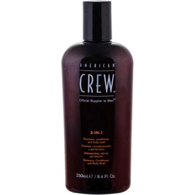 American Crew 3-IN-1 250 ml 3в1 шампоан, балсам и душ гел за мъже