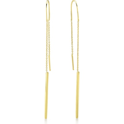 Lillian Vassago zlaté náušnice visiace paličky LLV22-GER081