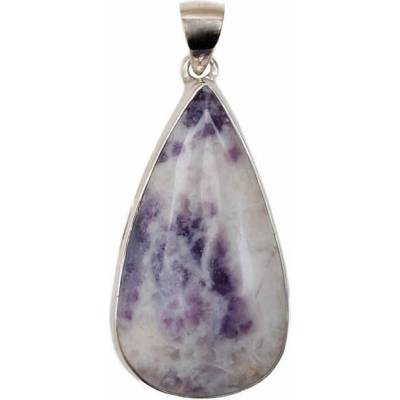 Nefertitis Opál Violet flame přívěsek stříbro P357 NF63851