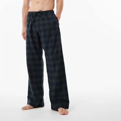 Jack Wills Панталони Jack Wills Check Brushed Flannel Pants - Green Check