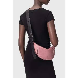 AllSaints чанта тип кроасан дамска от кожа LUNA (W192XD) - answear - 214,95 лв