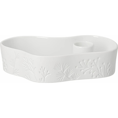 räder Porcelánový svícen Winter Magic, bílá barva, porcelán