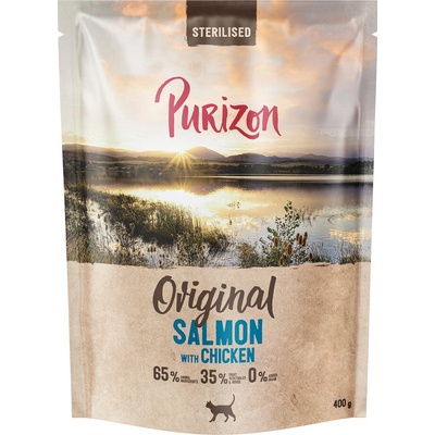 Purizon Sterilised Adult losos s kuracím bez obilnín 0,4 kg