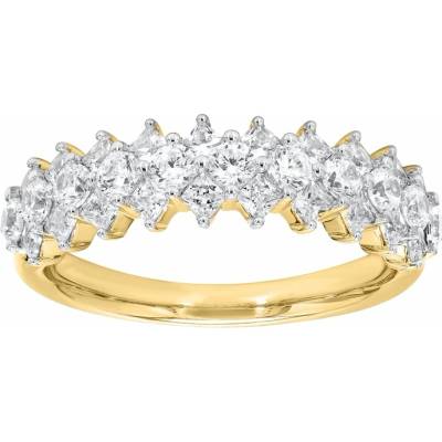 Eppi Half eternity prsteň zo zlata s prírodnými diamantmi Govind R49825