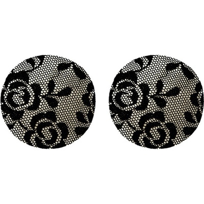 SuperLove Lace Nipple Covers Black