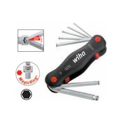 Sklopný držák Torx PocketStar 7dílný, kulová hlava, WIHA, 23031